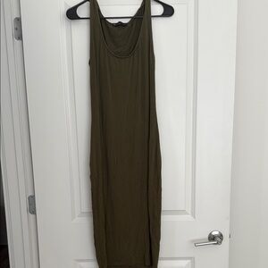 Fashion to Figure Black Sleeveless Cowl Neck Sheath Maxi Dress